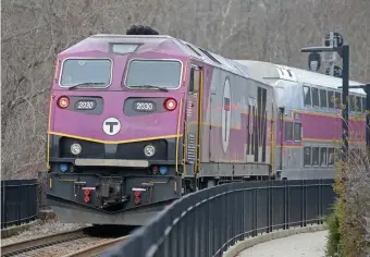  ?? STuART CAHill / HERAlD STAff filE ?? WOKRING ON IT: MBTA officials said they are on track to restore bus, train, ferry and commuter rail service to pre-pandemic levels ‘as soon as possible.’