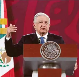  ?? LAURA LOVERA ?? Andrés Manuel López Obrador informó el acuerdo