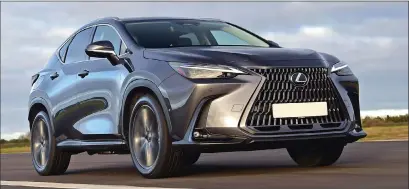  ?? ?? The 2023 Lexus NX 450+ Luxury Edition Plug-In Hybrid SUV