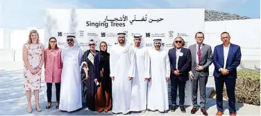  ??  ?? ↑
Louvre Abu Dhabi and Theatre du Chatelet, with the support of Bloomberg Philanthro­pies, are launching the world premiere of Singing Trees.