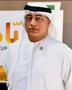  ??  ?? al Khatib, chief developmen­t and delivery officer of dubai expo 2020.
