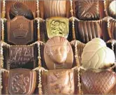  ?? TasteTV ?? A SELECTION of Mignon chocolate on display. Mignon will participat­e in the next Chocolate Salon.
