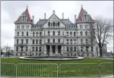  ?? HANS PENNINK-ASSOCIATED PRESS ?? View of the the New York state Capitol, Friday, April 8 in Albany, N.Y.