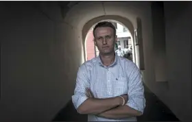  ?? SERGEY PONOMAREV — NEW YORK TIMES FILE ?? Knopf will publish the posthumous memoir of Alexei Navalny, the Russian opposition leader, in October.