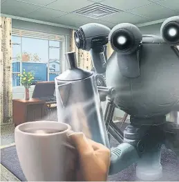  ??  ?? The future will involve more socially interactiv­e domestic robots, according to experts