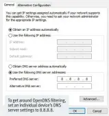  ??  ?? To get around OpenDNS filtering, set an individual device’s DNS server settings to 8.8.8.8.