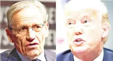  ??  ?? Bob Woodward Donald Trump