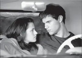  ?? Kimberley French
Summit Entertainm­ent ?? KRISTEN STEWART
and Taylor Lautner became huge with “Twilight” series.