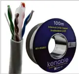  ??  ?? With a solid-copper core, Kenable’s cable is our top choice for wiring your whole home