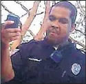  ?? POLICECOMP­LAINTS.INFO ?? City security guard Andy Fitzgerald could be fired or receive a different punishment after this video captured him shoving and possibly choking a man at a bus stop Downtown in late August.