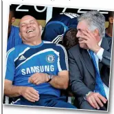  ??  ?? Fun guy: Wilkins (left) with Chelsea boss Carlo Ancelotti in 2009 PA