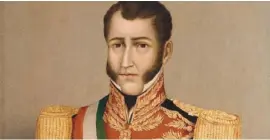  ??  ?? Eine Schlüsselr­olle in der Unabhängig­keitsbeweg­ung spielte der Militärkom­mandant Agustín de Iturbide.