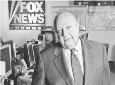  ?? EILEEN BLASS, USA TODAY ?? Fox’s Roger Ailes was a successful — and controvers­ial — CEO.