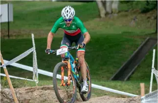  ?? TI-PRESS ?? Il vincitore della Proffix Swiss Bike Cup: Gerhard Kerschbaum­er