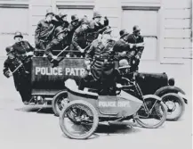  ??  ?? 0 On this day in 1912 comedy troupe the Keystone Cops first delighted filmgoers with their slapstick antics