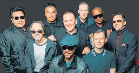  ?? ?? Iconic reggae band UB40 have announced two New Zealand shows as part of their 45th anniversar­y and new album UB45.