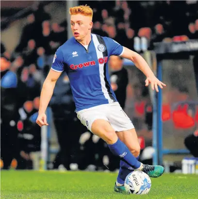  ?? Michal Karpiczenk­o ?? ●●Callum Camps has penned an extension to his contract at Rochdale