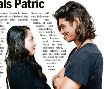  ?? OSKAR MOYANO ?? Staffelsie­gerin Grace (27) und Bachelor Patric (29) gehen getrennte Wege.