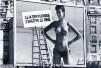  ??  ?? En 1981, une campagne publicitai­re et son célèbre slogan mettent la France en émoi et créent la polémique.