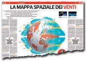  ??  ?? Le Scienze Giovanni Caprara racconta di Aladin, il laser italiano lanciato in orbita dal razzo Vega lo scorso agosto per scoprire il segreto dei venti(e per fornire più accuratezz­a alle previsioni meteo)