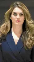  ?? AP ?? Hope Hicks—