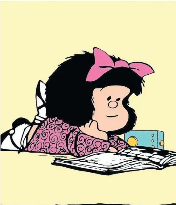  ?? GENTILEZA LUNII ?? La adaptación de las historieta­s de Mafalda cuenta con 18 historias que duran 42 minutos en total.