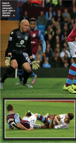  ?? PA ?? Match winner: Januzaj’s goal caps a vibrant display