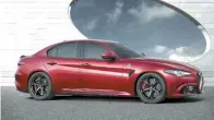  ??  ?? Alfa Romeo Giulia. Un sedán con perfil deportivo.