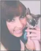  ?? Picture: ANA Archives ?? Alma van Zyl and Eros the cat.