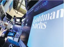  ??  ?? Goldman Sachs and two of its former executives had been charged with alleged breaches of securities laws.