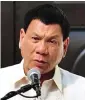  ??  ?? President Rodrigo Duterte