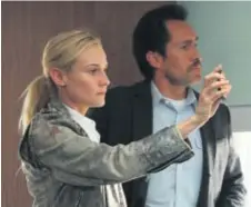  ?? | FX ?? A U.S. homicide detective (Diane Kruger) works with her Mexican counterpar­t (Demian Bichir) on “The Bridge.”