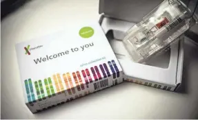  ?? ERIC BARADAT/AFP VIA GETTY IMAGES ?? Companies such as 23andMe and Ancestry.com that offer direct-to-consumer genetic testing are increasing­ly popular.