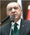  ?? - Reuters file ?? Tayyip Erdogan.