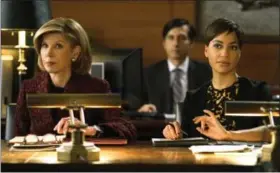  ?? PHOTO BY PATRICK HARBRON — CBS ?? Shown from left, Christine Baranski as Diane Lockhart, Cush Jumbo as Lucca Quin in The Good Fight.”