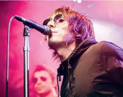  ??  ?? Frontman Francesco Martinelli è il Liam Gallagher dei Columbia