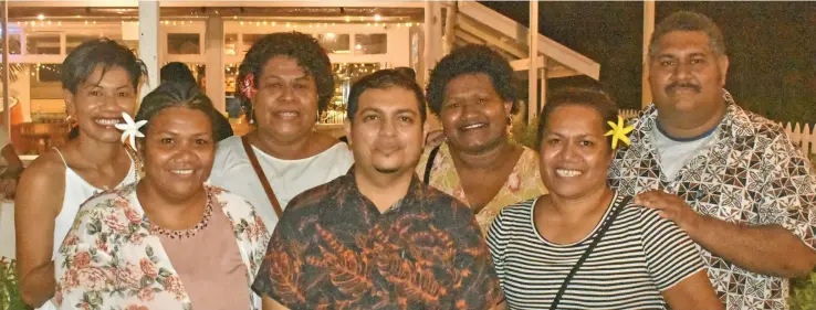  ?? Naliga, Laite Rale, and Waisea Nasokia. Photo: Mereleki Nai. ?? From left (front): Jiutajia Tabua, Nadi Sigatoka special administra­tor chair Lawrence Kumar, Emily Narisia, while from left (backrow) Merewalesi Seru, Keasi