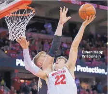  ??  ?? Ethan Happ Wisconsin