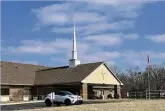  ?? RICK MCCRABB/STAFF ?? Pastor Scott Johnson said Crosspoint­e Church of Christ has been sold and the congregati­on wants to move into Central Connection­s and take over operations of the senior center.