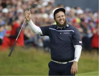  ?? MATT DUNHAM/THE ASSOCIATED PRESS ?? Andrew Johnston, here at the British Open where he finished eighth, is one of golf’s more colourful characters.