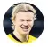  ??  ?? Danger man: Erling Haaland’s Borussia Dortmund will face Manchester City in the last eight
