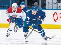  ?? MARK BLINCH GETTY IMAGES ?? Before the Leafs begin the season, Mitch Marner will face questions about his playoff performanc­e against the Canadiens.