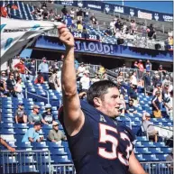  ?? UConn Athletics / Contribute­d Photo ?? UConn long snapper Brian Keating, a Darien native, shown during a game in 2018.