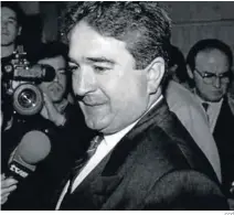  ?? EFE ?? Bernardo Pantoja al salir de los juzgados en el año 1996.