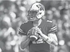  ?? JEFF HANISCH, USA TODAY SPORTS ?? Wisconsin and quarterbac­k Alex Hornibrook are 6-0.