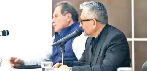  ??  ?? Se realizó una rueda de prensa para dar informació­n.