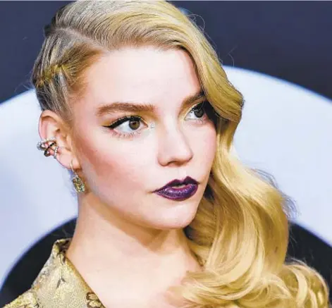  ?? ANGELA WEISS/GETTY-AFP 2019 ?? Actor Anya Taylor-Joy’s schedule is booked solid for the next two-and-a-half years.