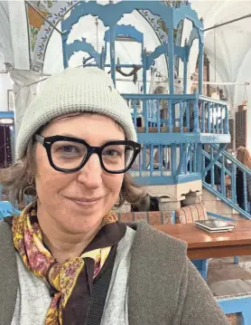  ?? PROVIDED BY MAYIM BIALIK ?? “The things that are happening now are the things that happened which led my grandparen­ts to flee eastern Europe,” actor Mayim Bialik said. Here, she is pictured during a recent trip to Israel.