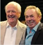  ?? ?? Old friends: Tim Rice (left) and Andrew Lloyd Webber