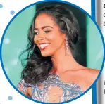  ??  ?? Iana Tickle Garcia, Miss Universe
Jamaica 2019: ‘I love Miqueal. I have so much hope for her because she’s just so humble, so kind, full of life, and genuine. She’s a star, and I tell her all the time that the most important thing for her to do is to stay true to herself, pour herself into it and make an impact. She is more than capable of becoming Jamaica’s first Miss Universe; I have so much faith in her.’